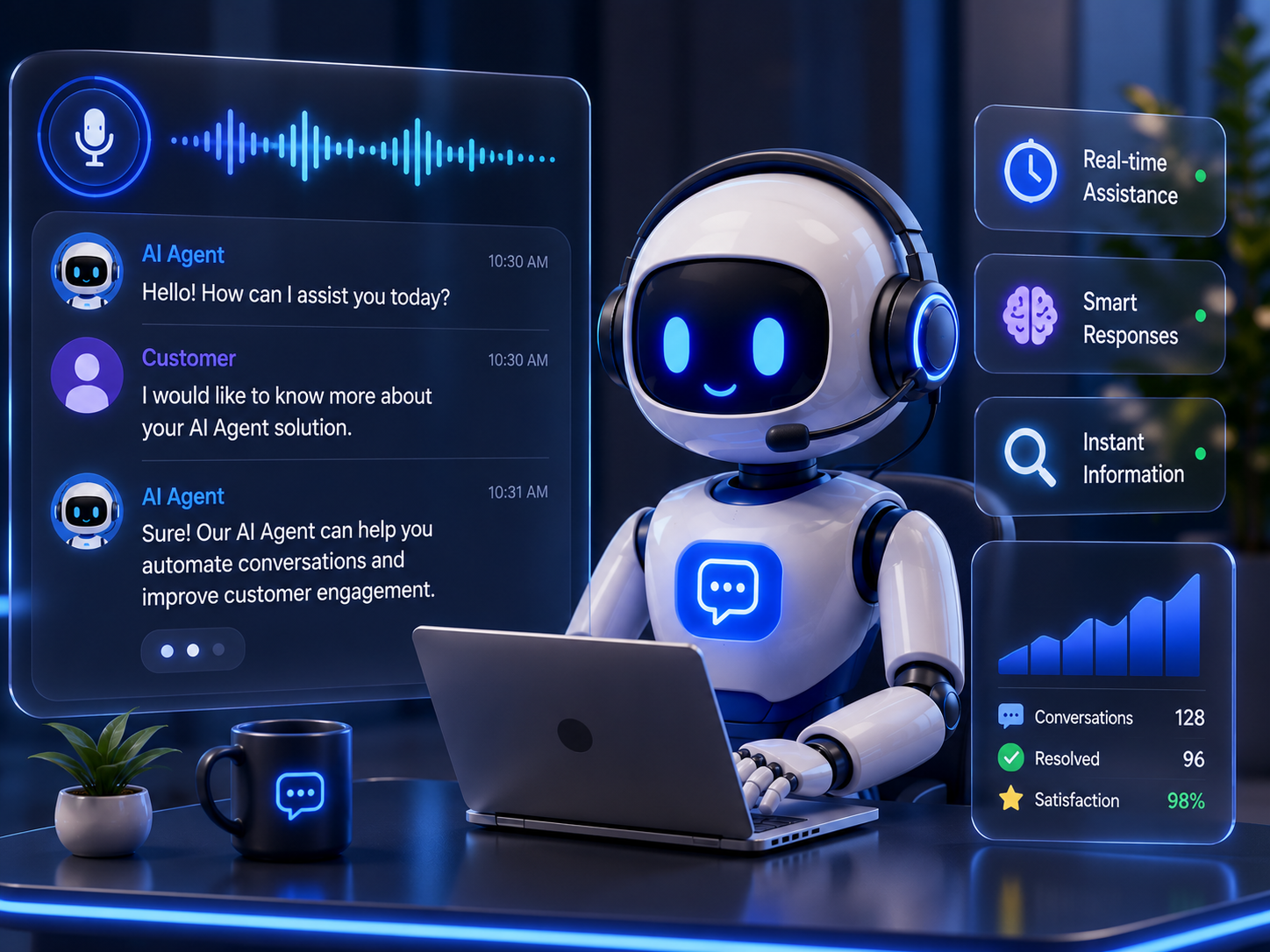 Live transcription with keyword highlighting